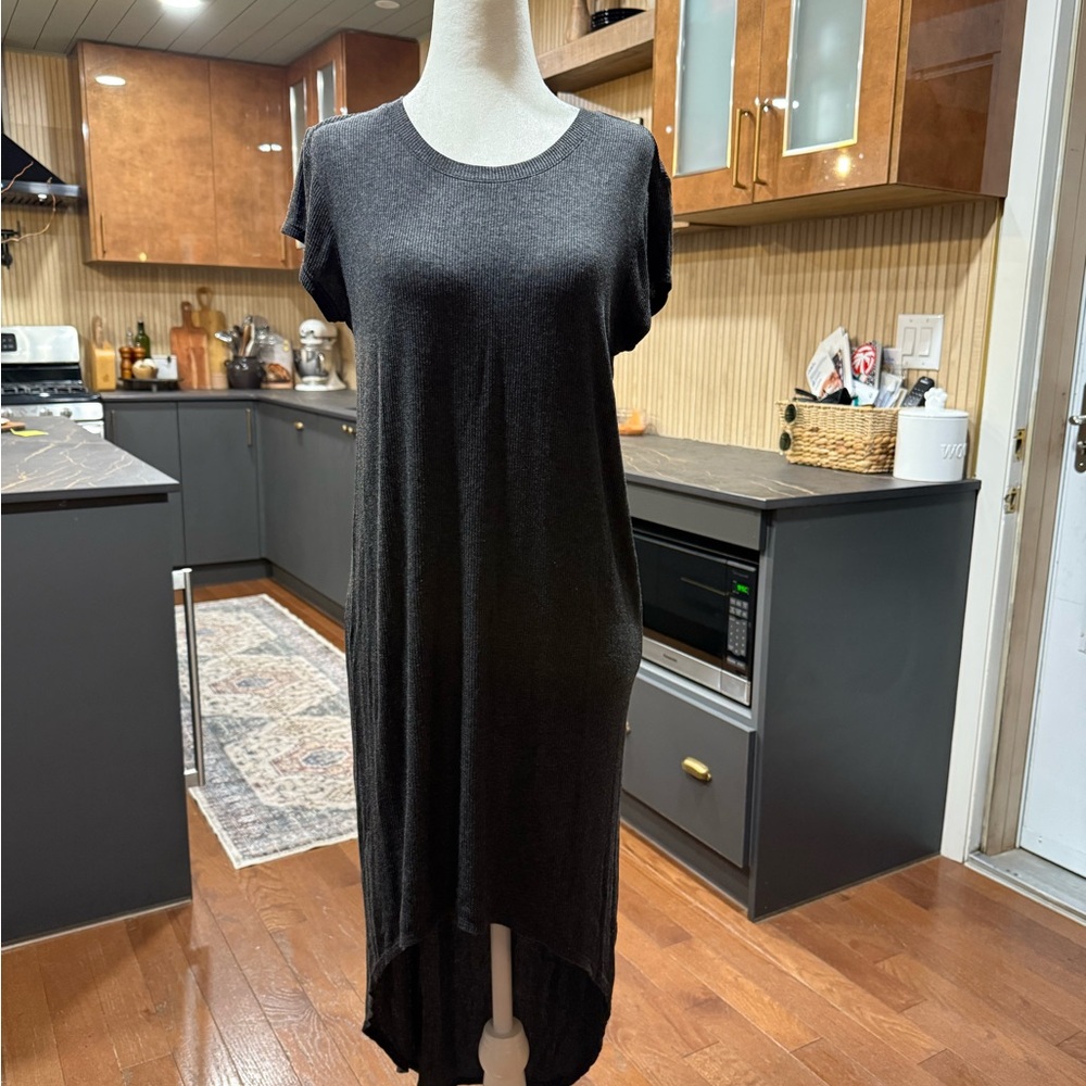 JOAH BROWN Black High-Low T-Shirt Dress